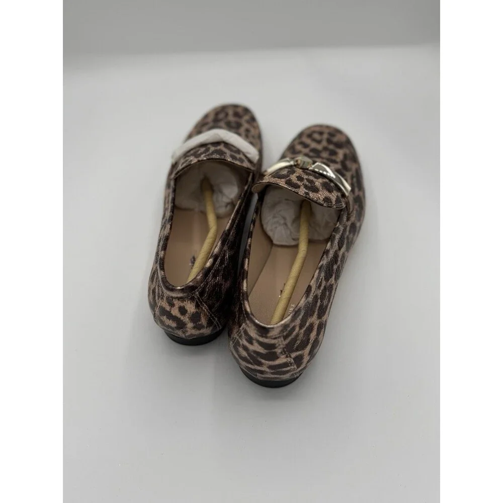 Kate Spade New York Lana loafers in a bronze metallic‎ leopard print Size 7 NWB!